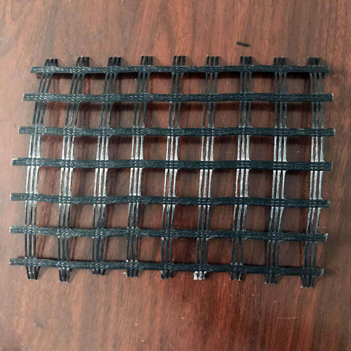 Geomalla de fibra de vidrio para refuerzo de asfalto