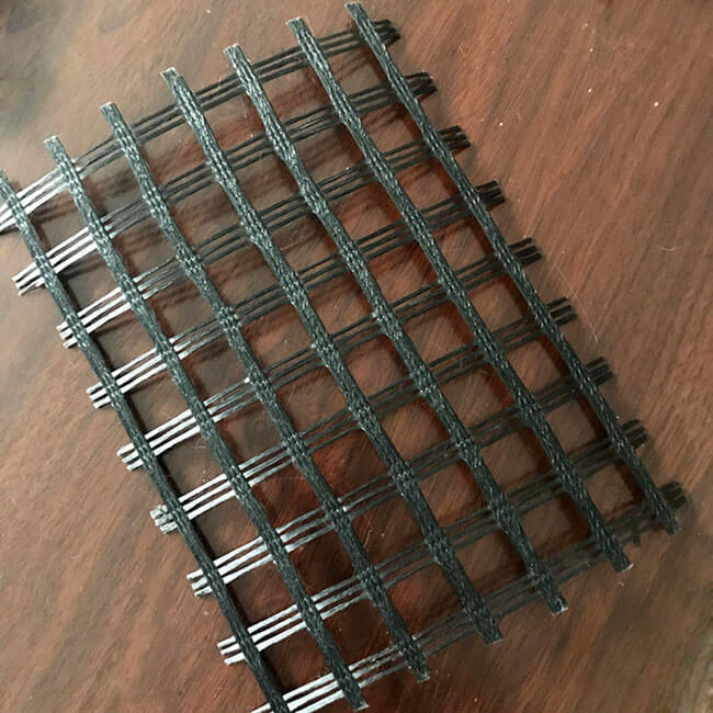 Geomalla de fibra de vidrio