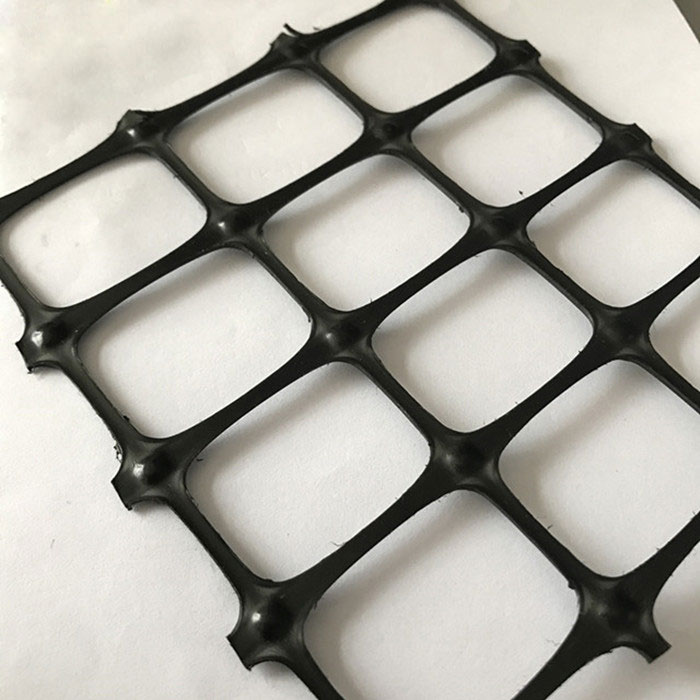 Geomalla biaxial para construcción de carretera