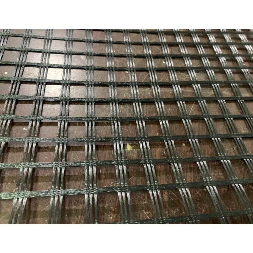 Géogrille en polyester enduit de PVC