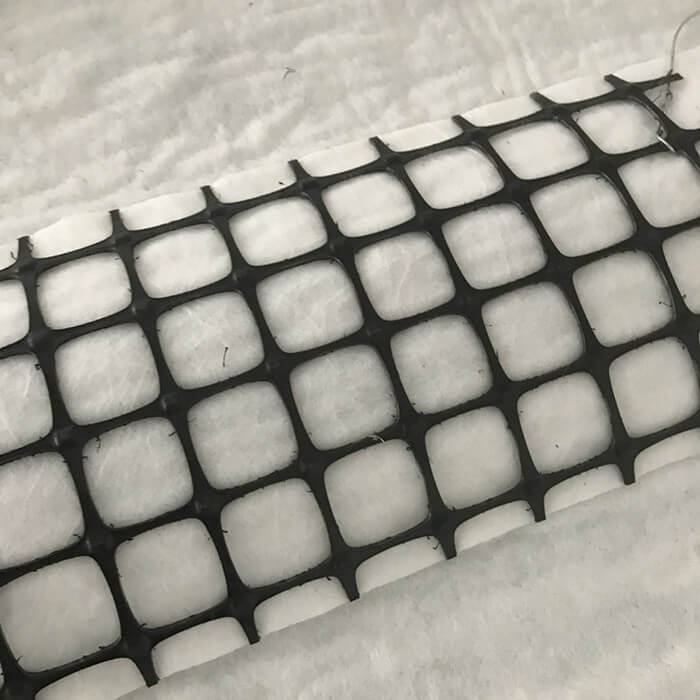 Combined Biaxial Geogrid Geotextile